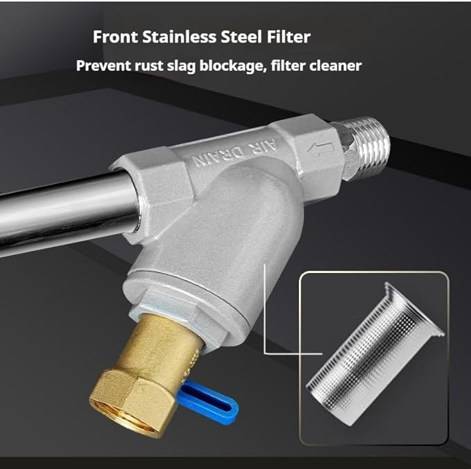 Air Compressor Auto Drain Valve G1/2'' 1.6Mpa Automatic Drainer for Air Storage Tank or Air Dryer