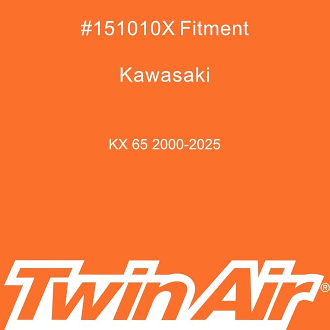 Dual Stage Foam Pre-Oiled Air Filter for Kawasaki Dirt Bikes - Fits KX 65 (2000-2025) – High-Performance Motocross (MX) Foam Filter (OEM Part# 11013-1284)