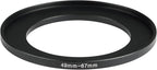 49-67mm Metal Step-Up Ring Adapter Compatible with Mirrorless Cameras DSLR Lens, UV CPL ND Filter Thread Converter, Black