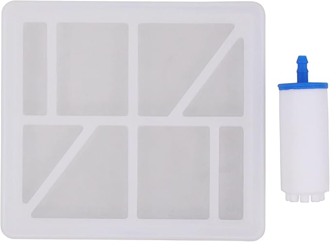 ApplianPar Air Filter and Fuel Filter for Husqvarna K760 K770 Concrete Cut Off Saw Power Cutter Replaces 525470601 574362302 525470602 Set of 2