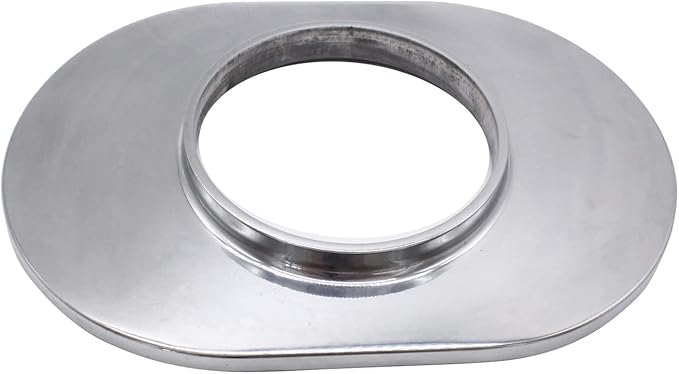 1 Set SHLPDFM Air Cleaner Polished Aluminum Silver 12"" Oval Full Finned Air Cleaner Assembly Fits for Chevy, Ford, & Mopar Hot Rod