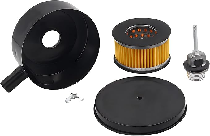 VH901700AV Air Compressor Pump Intake Filter With Filter Element W/Element Vh3000 Thread Compressor Air Intake Filter Fit for Campbell Hausfeld VT, TQ, VH Pumps 1/2" Repl MP333200SJ
