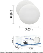 Respirator Cartridges’ 40PCS Spare Dust Pads, Respirator Mask's Filter Cotton, Compatible with Half Face Spray Paint Mask Circular Filters for Painting, Sanding, Construction and Dust