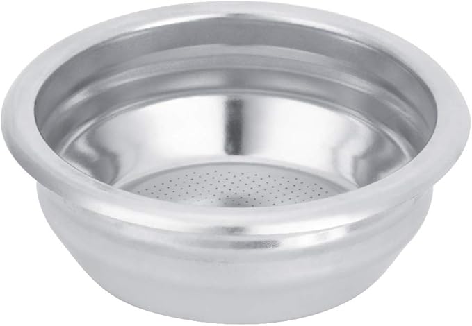 GOTOTOP Coffee Filter, Stainless Steel Filter Basket for 58mm SemiAutomatic Machines, Perfect for Home Baristas and Coffee Shops (For two persons)