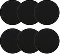 Kitchen Compost Bin Charcoal Filter 7.25 Inch Diameter Extra Thicker & Bigger-Over 3 Years Supply- Longer Lasting Activated Charcoal Odor Trapping Filters (0.4inch/10mm Thickness), Round (6 Pack)