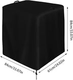 Cover for Pool Pump Filter Sand Cylinder Sunscreen Anti-UV Ground Enclosure Catcher for Swimming Shed Deck Pond(25x24x28 inch)