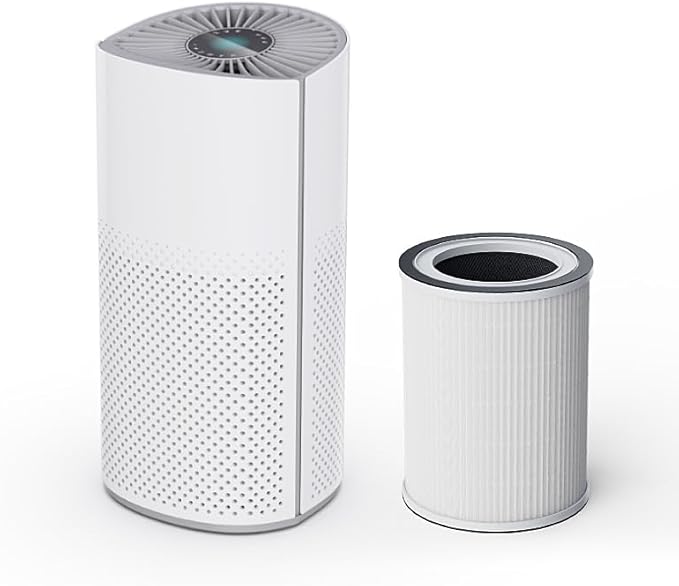 HEPA Replacement Filter - Compatible with Kery Plus Air Purifier for Home - Powerful Indoor Filtration for Smoke, Dust, Pet Dander & Particles - Easy to Install for Quick Replacement