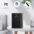 2 Pack Air Purifiers For Home Bedroom, Honeyuan H13 HEPA Air purifier with 360°Air Intake, Coverage up to 2190ft², 3 Fan Speeds, Low to 24dB