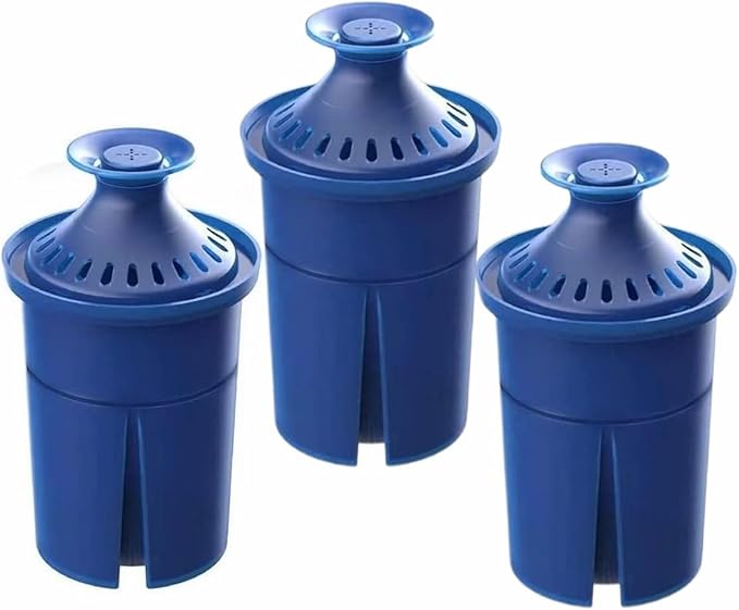 Elite Water Filter Lasting 6 Months-Efficient Long-Life Elite Filter, Replacement for Brita Pitcher Water Filter and Dispensers, Etc.,BPA FREE,2 Count(Blue)