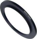 58mm to 72mm Step Up Ring Filter Adapter Black Metal Step up Adapter Rings Compatible with All Brand UV CPL ND Camera Lens Filter Step Down Ring (58mm-72mm)