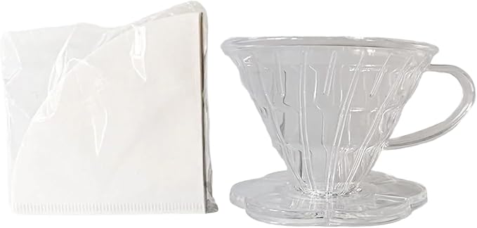 Coffee Filter Cup Dripper Cone for Home Kitchens Slow Brewed Maker with Comfortable Grip Portable Dripper