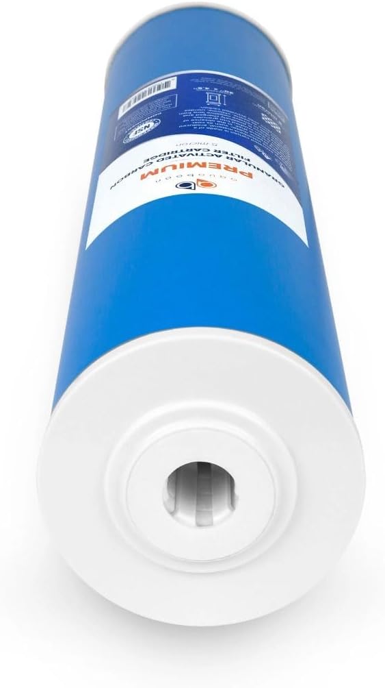 Aquaboon 5 Micron 20 x 4.5 Premium GAC Filter - Granular Activated Carbon Water Filter Cartridge Replacement Compatible with EP20-BB, FC25B, 2 Pack