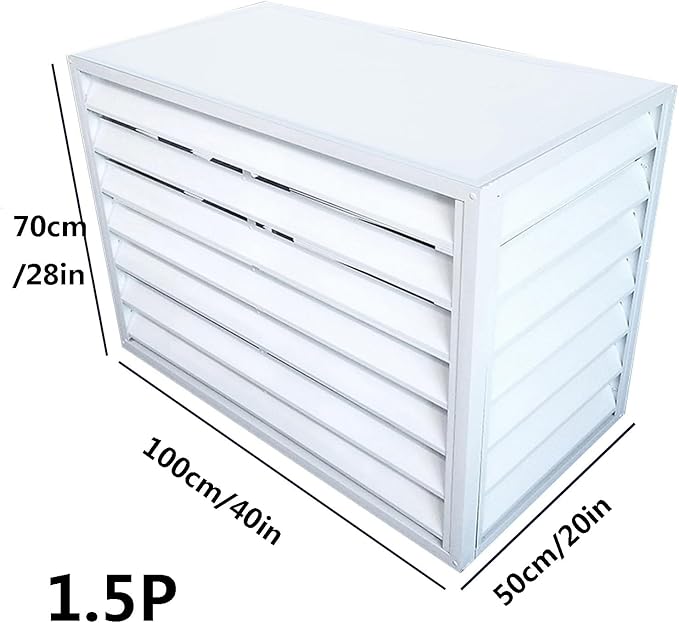 Outdoor air conditioning fence, multifunctional air conditioning privacy screen, outdoor air conditioning hidden protective cover, sturdy and durable,easy to install,suitable for gardens and balconies
