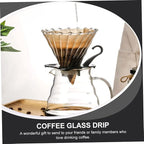 GLEAVI Manual Coffee Pot Funnel Filter Funnel Precision Strainer Safe for Household Use Easy Extraction