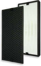 PUREBURG Replacement True HEPA Filter Kit Compatible with Rowenta INTENSE PURE Air Purifiers PU40XX Series PU4010 PU4015 PU4020 PU4025 Part # XD6074U0 XD6075 XD6070 XD6060 XD6065