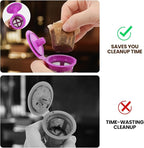 Pro Mael Disposable K Cup Filters with Lid, Coffee Filter Paper for Keurig Brewers Single Serve 1.0 and 2.0, Use with Reusable K Cup Pods (100 Count, Natural Unbleached)