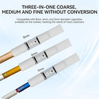 Cigarette Filters Pure White Set 10pcs Cigarette Holder Reusable Clean Tar Tobacco Filter with Multi-Filtering for Standard Size Cigarettes Ø8mm,Slim Cigarettes Ø6mm and Ø5mm