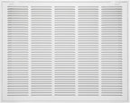 25"W x 20"H [Duct Opening Size] Steel Return Air Filter Grille - Removable Face/Door for 1 inch Filters -HVAC Vent Cover Grill - White [Outer Dimensions: 27 5/8"W X 22 5/8"H]