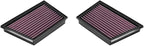 DNA High Performance Air Filter Set Compatible for Porsche 911 (992) 3.0 H6 3.0 H6 Targa 4S Heritage Design Edition (20-24) with 41.12% Increased Air Flow PN: P-PRC30S24-01-SET