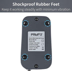Pawfly Aquarium Compact Air Pump 15-40 GPH Quiet Oxygen Pump for 3-20 Gallon Fish Tanks Aerator Pump with Air Stone Disc Nano Bio Sponge Filter Airline Tubing and Check Valve Accessories