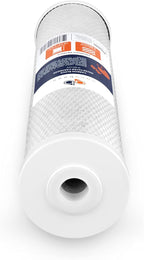 Aquaboon 4.5 x 20 Carbon Block Filter Cartridge Large - 5 Micron Whole House Water Filter Replacement Remove Chlorine Taste Odors Compatible with FC25B, EPM-20BB, CB-BB-20, 155783-43 (1 Pack)