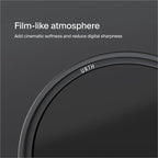 Urth 82mm Ethereal Black Mist ¹⁄₁ Diffusion Lens Filter (Plus+) - Cinematic Effect, 20-Layer Nano-Coated Light Dispersing Particles
