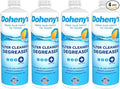 Doheny's Pool Filter Cleaner Degreaser | 100% Professional-Grade | Prevents Sand Bed Channeling & Cleanses Your Filter | Ideal For Cleaning Sand, D.E. & Cartridge Filters | Set Of (4) - 1 QT Bottles