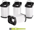 4 Pack Replacement Vacuum Filter for Shark WANDVAC POWER PET WV401BL WV401PK WV403BR WV410BL WV410GN WV410PR Cordless Handheld Vacuum, Fabric Filter Compare to Part # XFFWV400