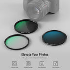 NEEWER 49mm UV/CPL/ND Lens Filter Kit with Hard Shell Storage Case, Multicoated Optical Glass & Aluminum Alloy Frame, UV + Circular Polarizer (CPL) + Neutral Density (ND4) Filter for Camera Lens
