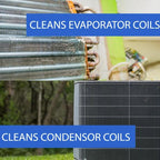 Quality Chemical Nu-Coil AC Coil Cleaner Aerosol Spray - Extra Foam - for HVAC units, Condensers, Evaporators, Drains, Pans, Radiators, Fan Blades, Metal Filters - No Rinse - 18 oz. (Pack of 12)