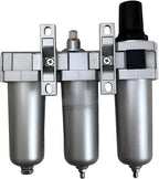 3/4" NPT Heavy Duty Compressed Air Filter Regulator Coalescing Dsiccant Dryer System - 225 PSI Max Input - Adjusts 7 TO 215 PSI - Designed TO Filter Compressed Air For Pneumatic Tools