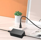 24V AC/DC Adapter Compatible with MORENTO HY4866 Air Cleaners Home Room Air Quality Sensors H13 HEPA Filter Remove Dust Pet Hair Smoke Air Inlet 24VDC Power Supply Cord Cable Battery Charger
