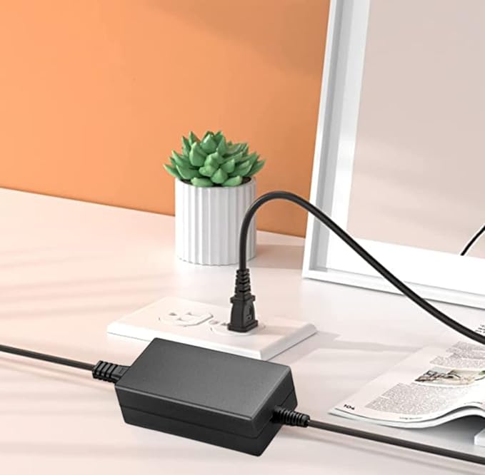 24V AC/DC Adapter Compatible with MORENTO HY4866 Air Cleaners Home Room Air Quality Sensors H13 HEPA Filter Remove Dust Pet Hair Smoke Air Inlet 24VDC Power Supply Cord Cable Battery Charger