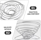 Zerodeko 2pcs Coffee Filters Compatible Stainless Steel Dripper Camping Dripper Filter Cup for Easy Extraction