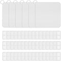 6 PCS Silicone Shower Drain Cover with 50 Pack Floor Drain Filter Screen Sticker – Anti-Blocking Anti-Insect Drain Strainers for Bathroom Sink, Bathtub, Kitchen & Bath Fixtures