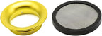 Carburetor Carb Velocity Stack Air Filter Cleaner Modified Trumpet Aluminum Alloy with Sponge Filter Steel Mesh for PWK32-34mm Short Style Fast Intake Suggest for Small Displacement (Gold, 55mm)