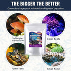 Activated Carbon Pellets for Aquarium Filter Media Activated Charcoal Bulk Fish Tank Charcoal Pellets Carbon Aquarium Filter for Fish Tanks, Freshwater,Saltwater (2.4lb with Mesh Bag)