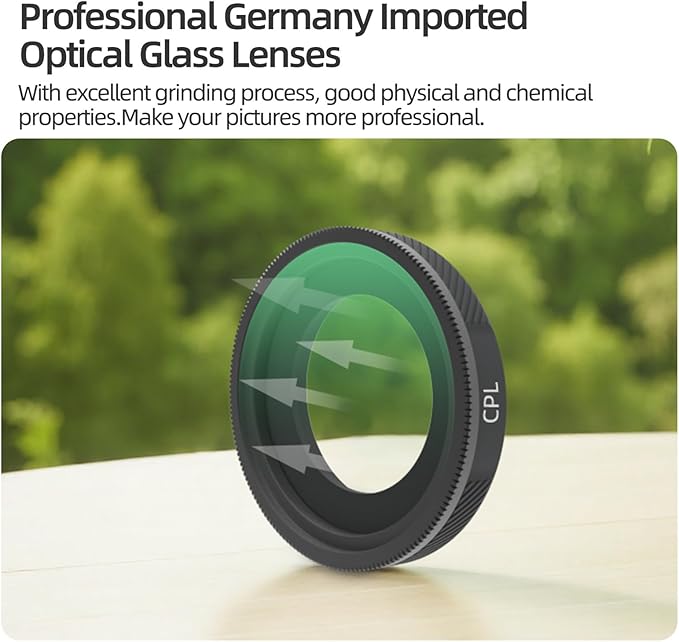CPL Filter Compatible with Insta360 GO Ultra Camera Accessories CPL Circular Polarizer Lens Filter Waterproof Scratch-Resistant