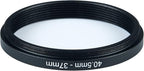 40.5mm to 37mm Step-Down Ring Filter Adapter for All Brands UV ND CPL Metal Ring Step-Down Rings Adapter Filter (40.5mm-37mm)