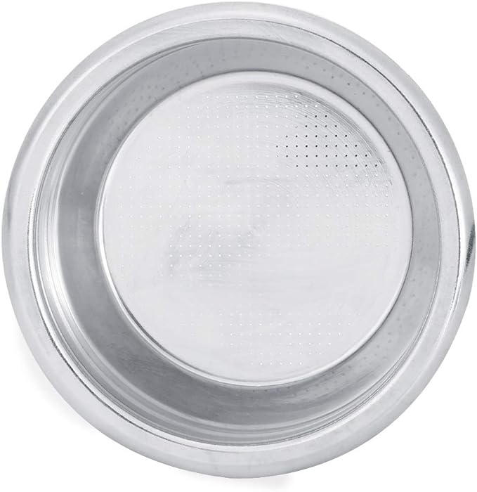 GOTOTOP Coffee Filter, Stainless Steel Filter Basket for 58mm SemiAutomatic Machines, Perfect for Home Baristas and Coffee Shops (For two persons)