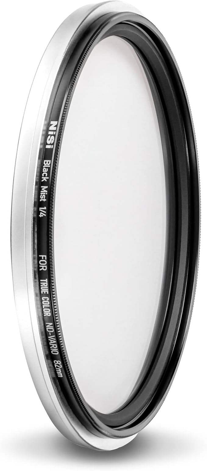 NiSi - 77mm Swift System VND Mist Kit, 1-5 Stop True Color Variable Neutral Density Filter, Swift Adapter Ring, Two Friction-Mounted Filters (ND16 4-Stop, Black Mist 1/4), Photography and Videography