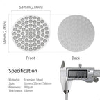 watchget 53mm Espresso Puck Screen Reusable Mesh Coffee Filter 0.8mm Thickness Puck Screen Stainless Steel Lower Shower Screen for 54mm Protafilter Basket