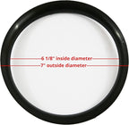 Reusable Dry Disc Filter for Small Shop Vac Kit includes 6 Dry Filters, 2 Foam Sleeves, and 2 Mounting Rings - Compatible with Shop Vac, Ridgid, Craftsman and Other Similar Wet Dry Vacs