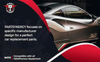 Air Cleaner Lid | 14 in Round Flow-Thru | Red Filtered Top | Steel Black Finish | High Flow Air Intake | Each