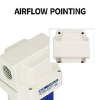 BLCH 1/2" NPT Air Line Dryer - Air Dryer for Compressor,Compressed Air Dryer Air Drying System AF4000-04 Manual Drain Poly Bowl 0-160 PSI 5μm