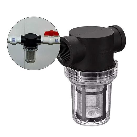 Commercial Inline Pipeline Filter 1/2"-1" - 304 Stainless Mesh Screen for Industrial Pumps & Greenhouse Systems(1/2'')