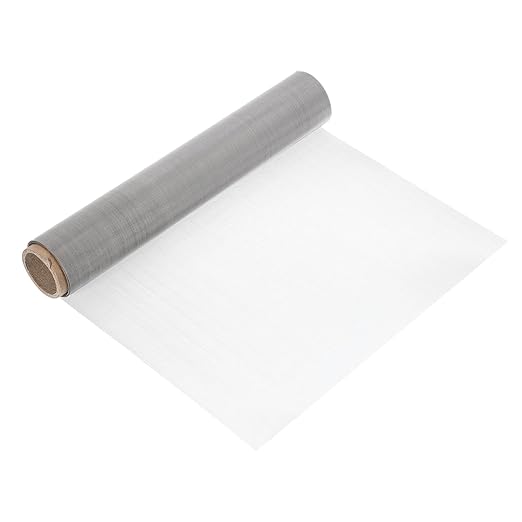 uxcell 60 Mesh 79" x 12" Woven Wire Mesh, 304 Stainless Steel Air Vent Filter Screen, Window Screen Mesh for DIY Projects Vents Cover Filtration Animals Fence
