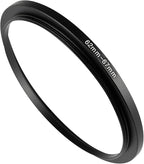 62-67mm Metal Step-Up/Down Ring Adapter Compatible with Mirrorless Cameras DSLR Lens, UV CPL ND Filter Thread Converter, Black