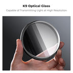 K&F CONCEPT 67mm Unilateral Blur Ghost Motion Filter Super Speed Effects for Camera Lens Clear Optical Glass with Cleaning Cloth