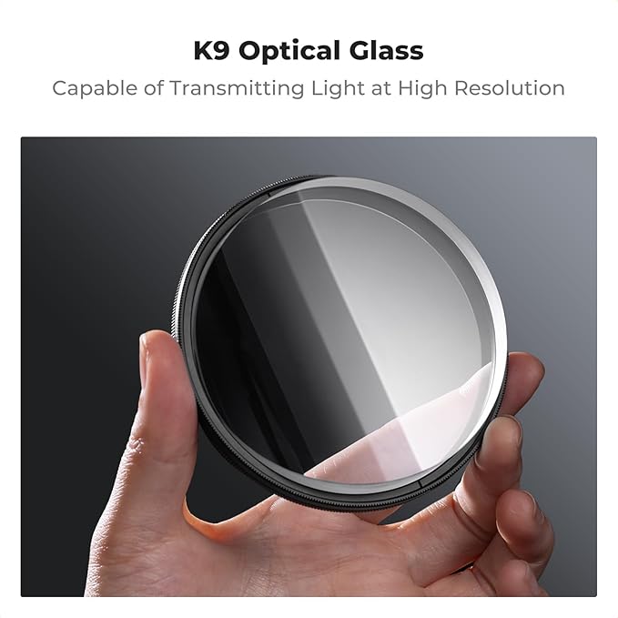 K&F CONCEPT 82mm Unilateral Blur Ghost Motion Filter Super Speed Effects for Camera Lens Clear Optical Glass with Cleaning Cloth